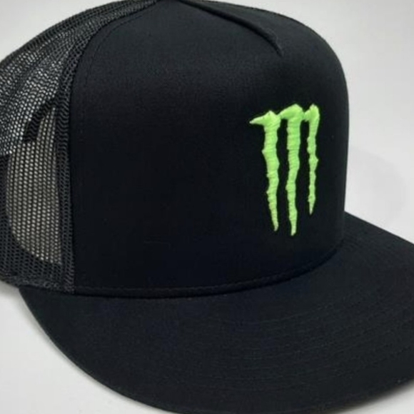 MONSTER FOX Racing Gear Motocross SXS MX Dirtbikes Shox Rally Trucker Hat Cap - Picture 4 of 5